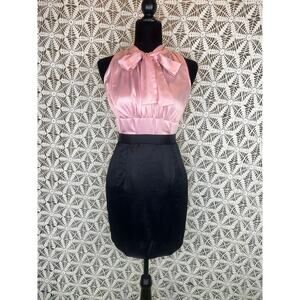 Claude Barthelemy Pair Silk and Wool Black Pencil Skirt
